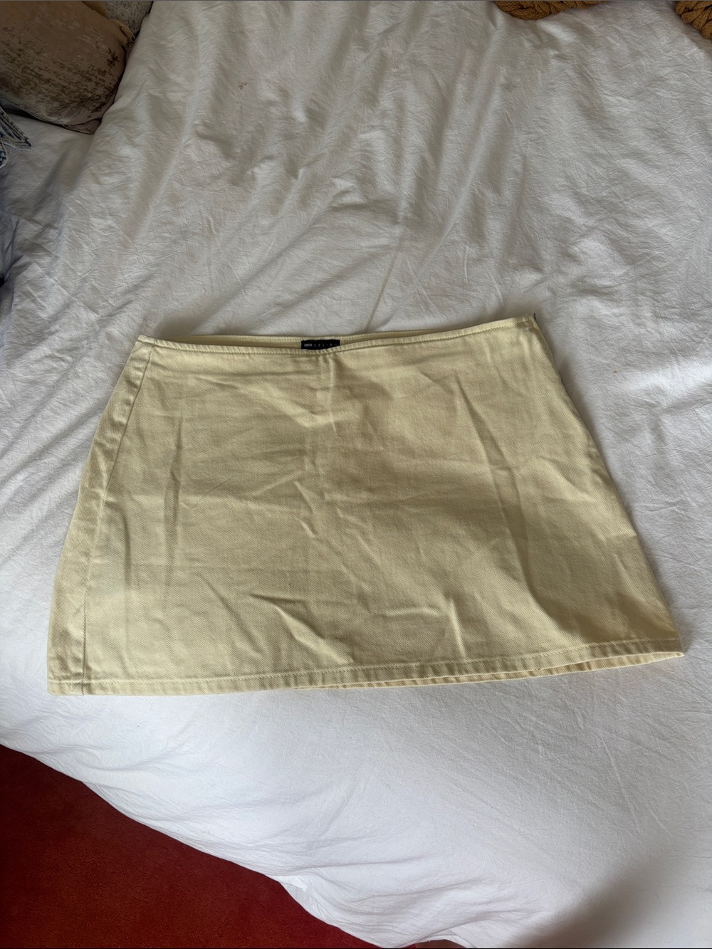 Yellow ASOS Miniskirt